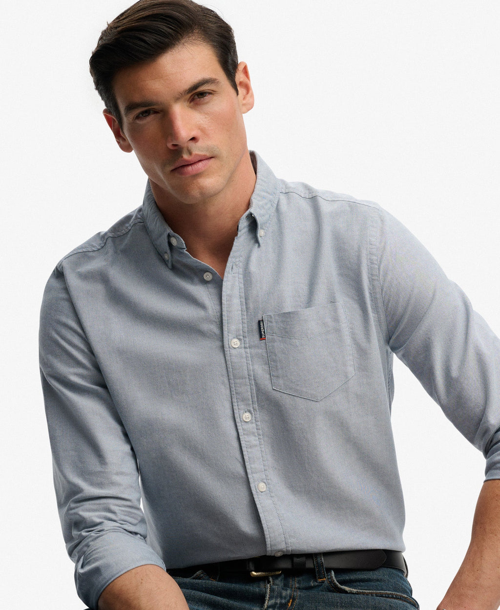 Essentials Oxford Shirt | Deep Blue Chambray