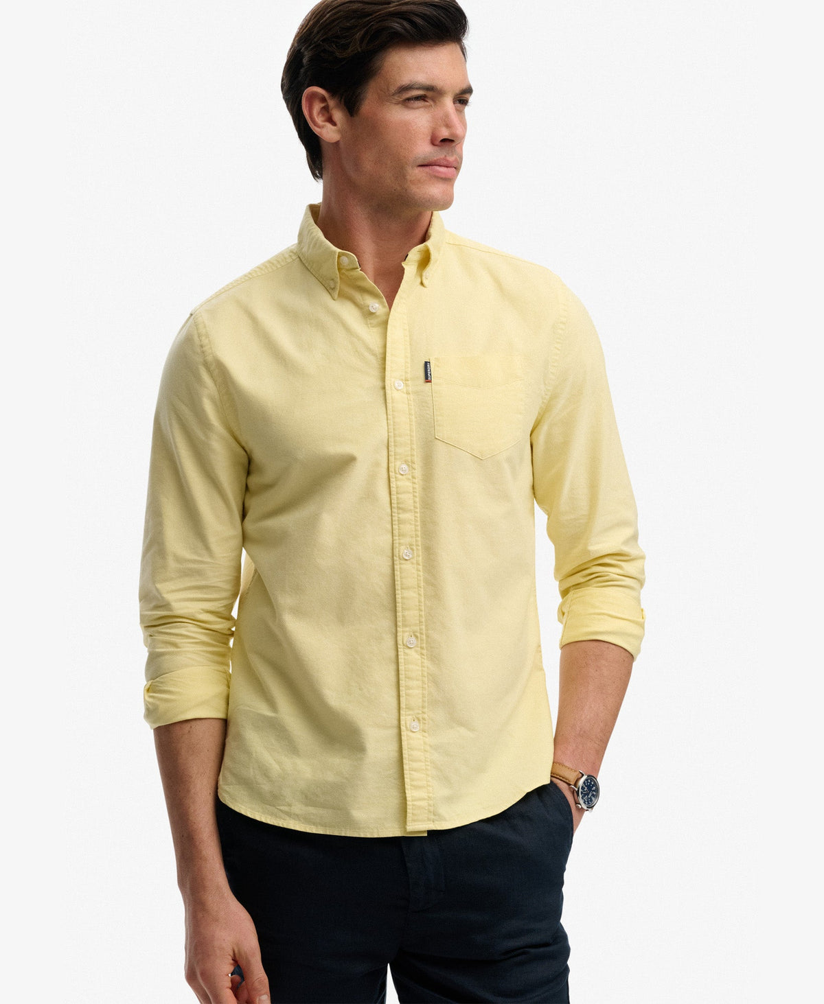 Essentials Oxford Shirt | Lemon Chambray