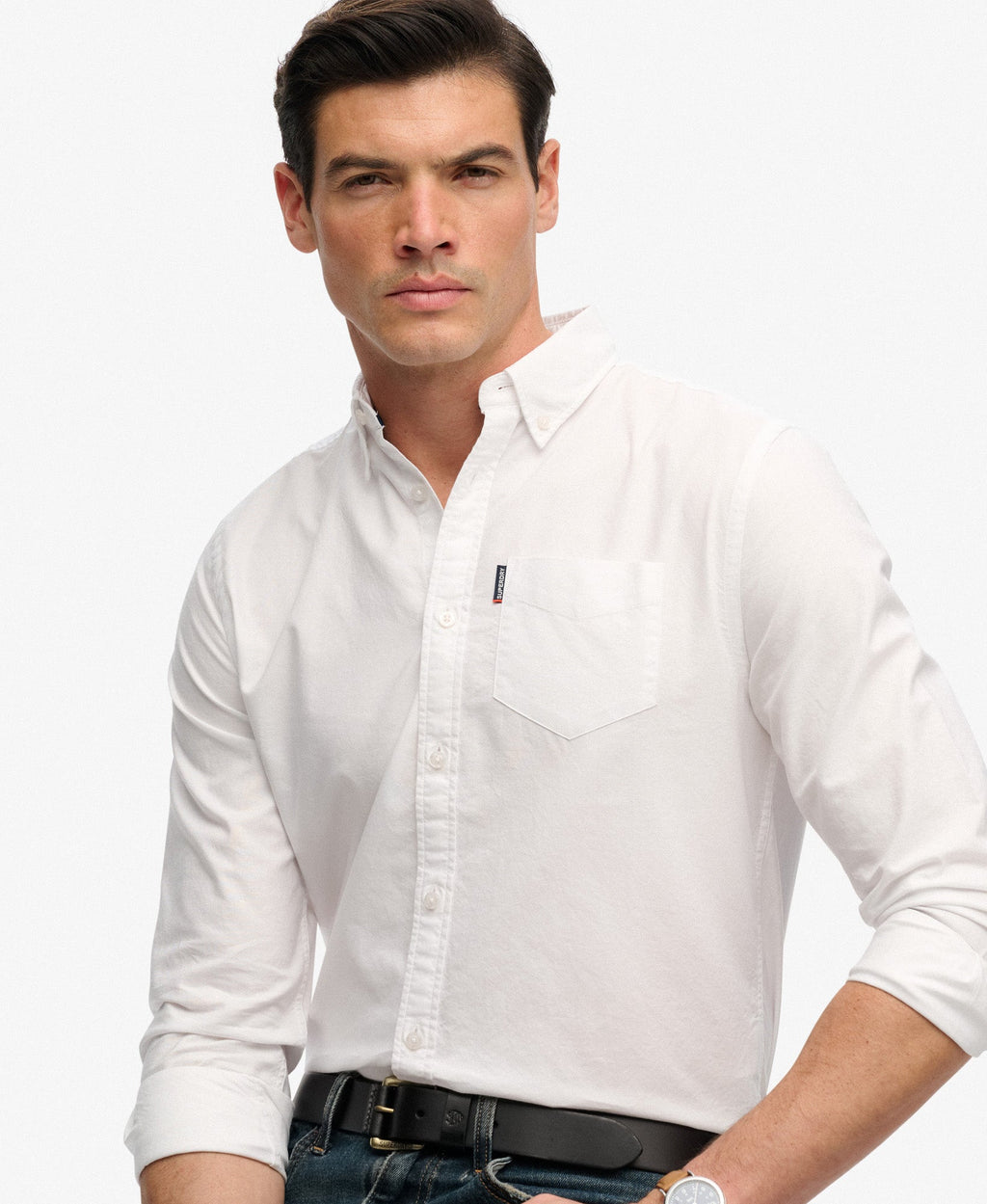Essentials Oxford Shirt | Optic White Oxford