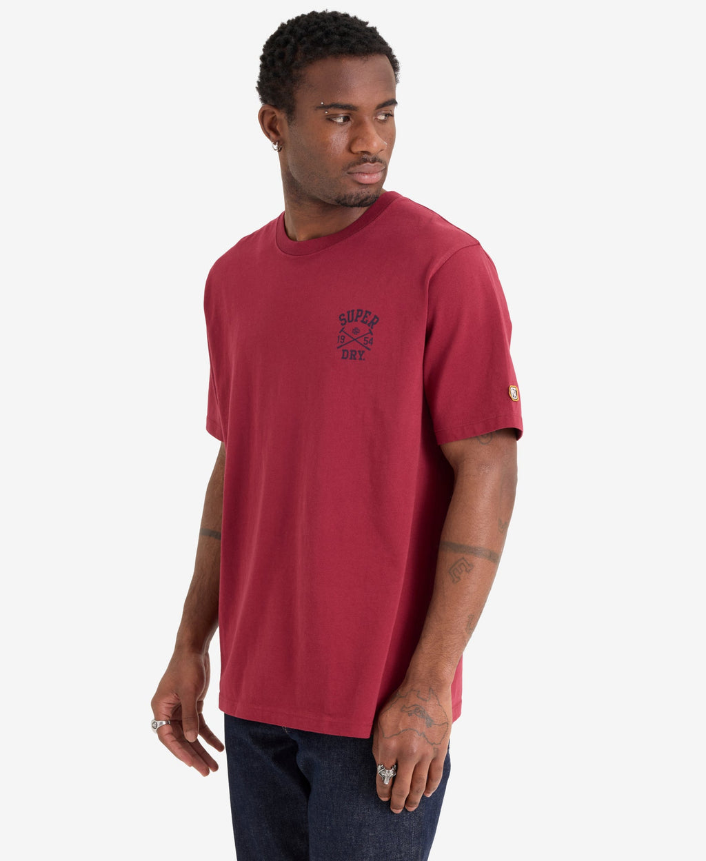 Athletic Club Tee | Bordeaux Red