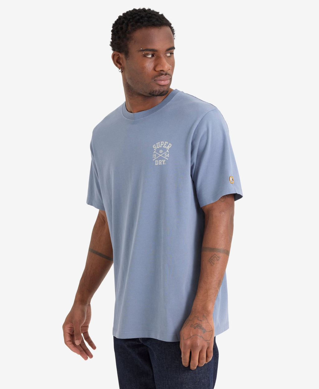 Athletic Club Tee | Flint Stone Blue Grey