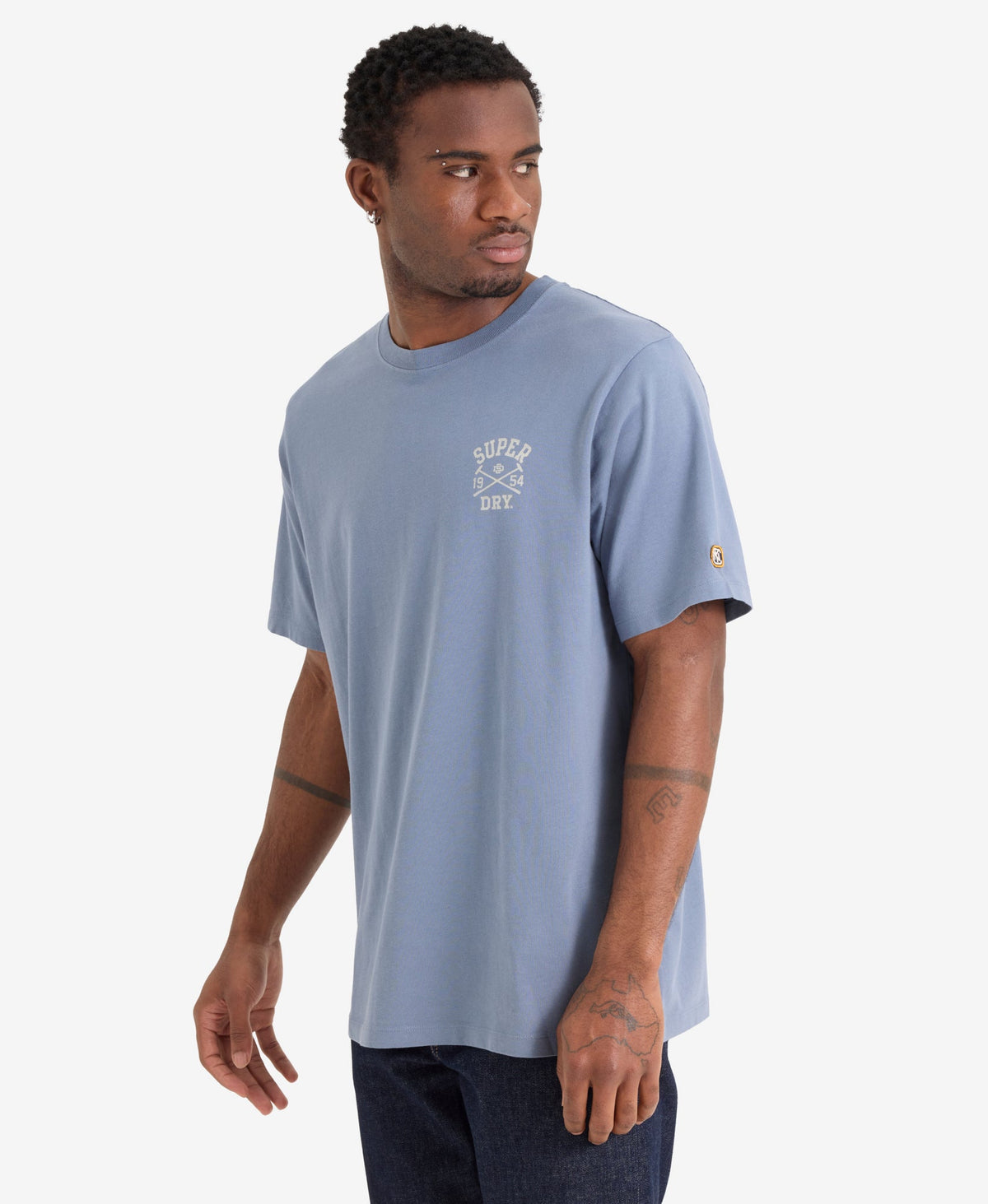 Athletic Club Tee | Flint Stone Blue Grey
