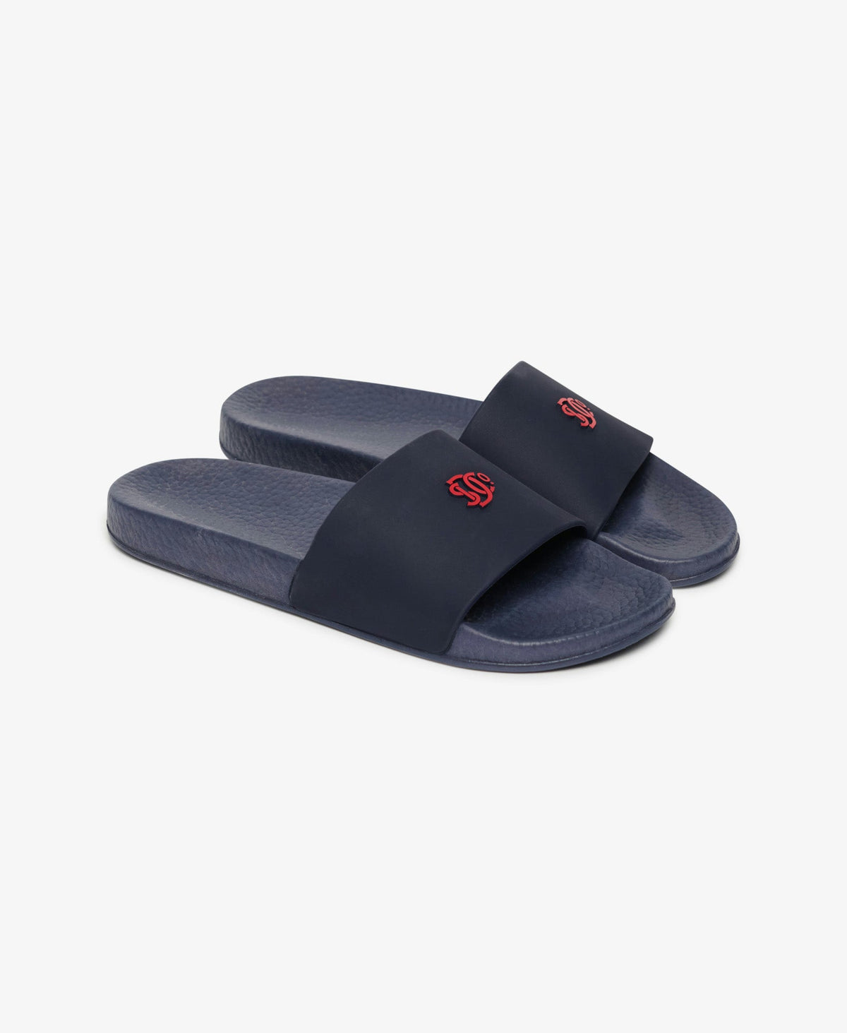 Sd &amp; Co Pool Slide | Atlantic Navy/Flare Red