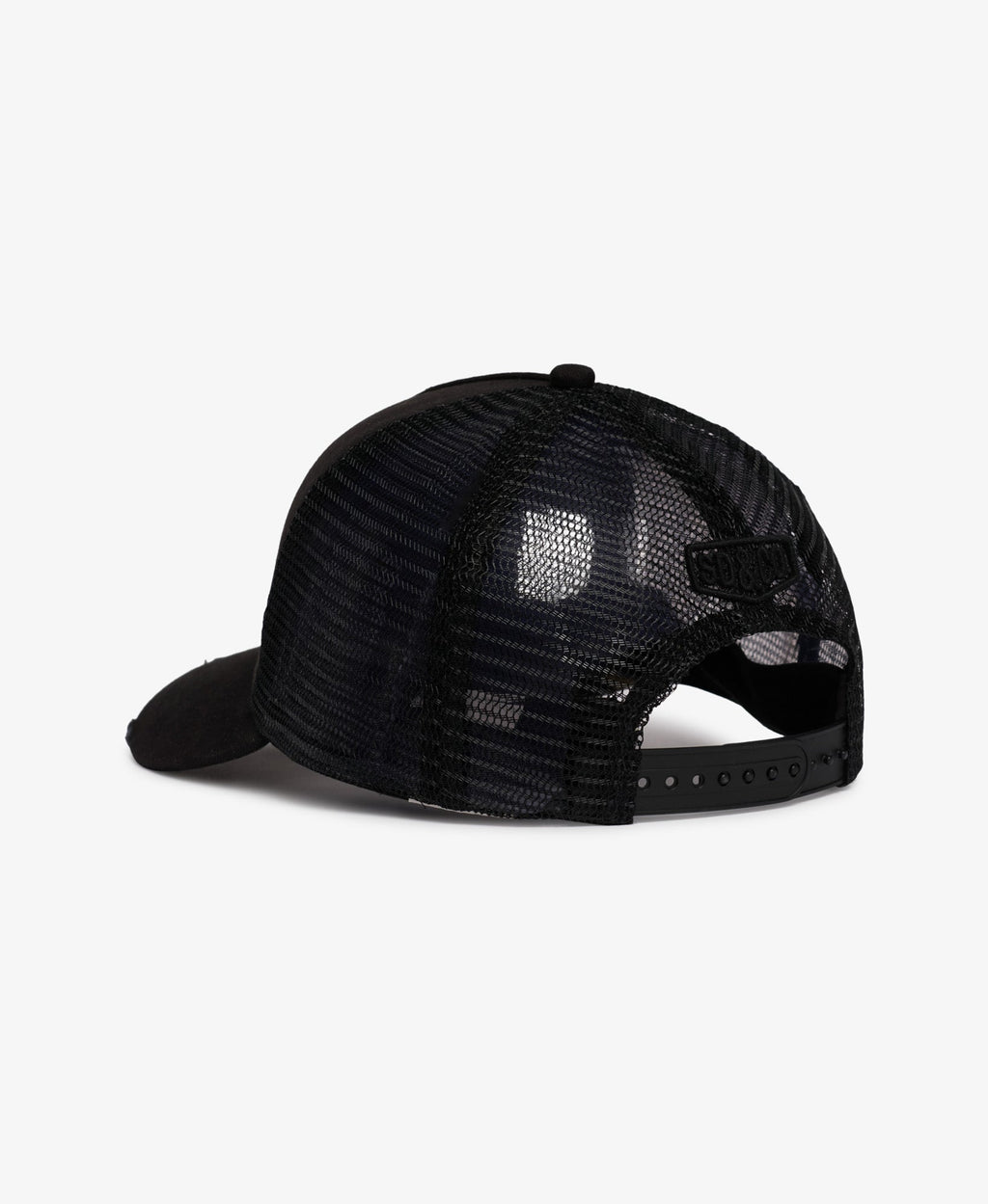 Mesh Trucker Cap | Black/Black