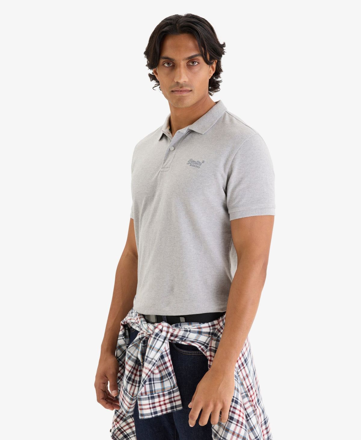 Classic Pique Polo | Vintage Sweat Grey Marle