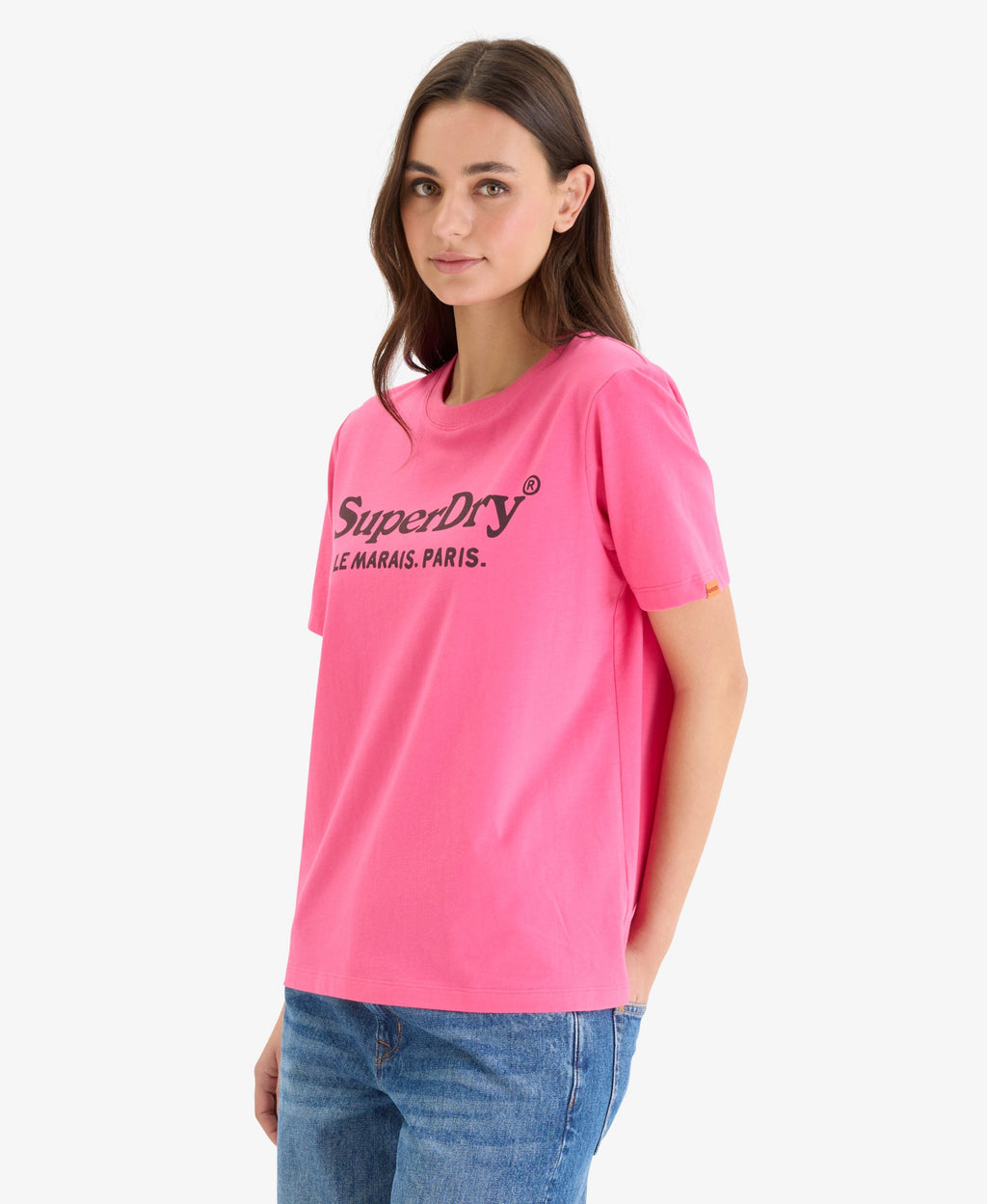 Venue Metallic Graphic Tee | Punk Pink