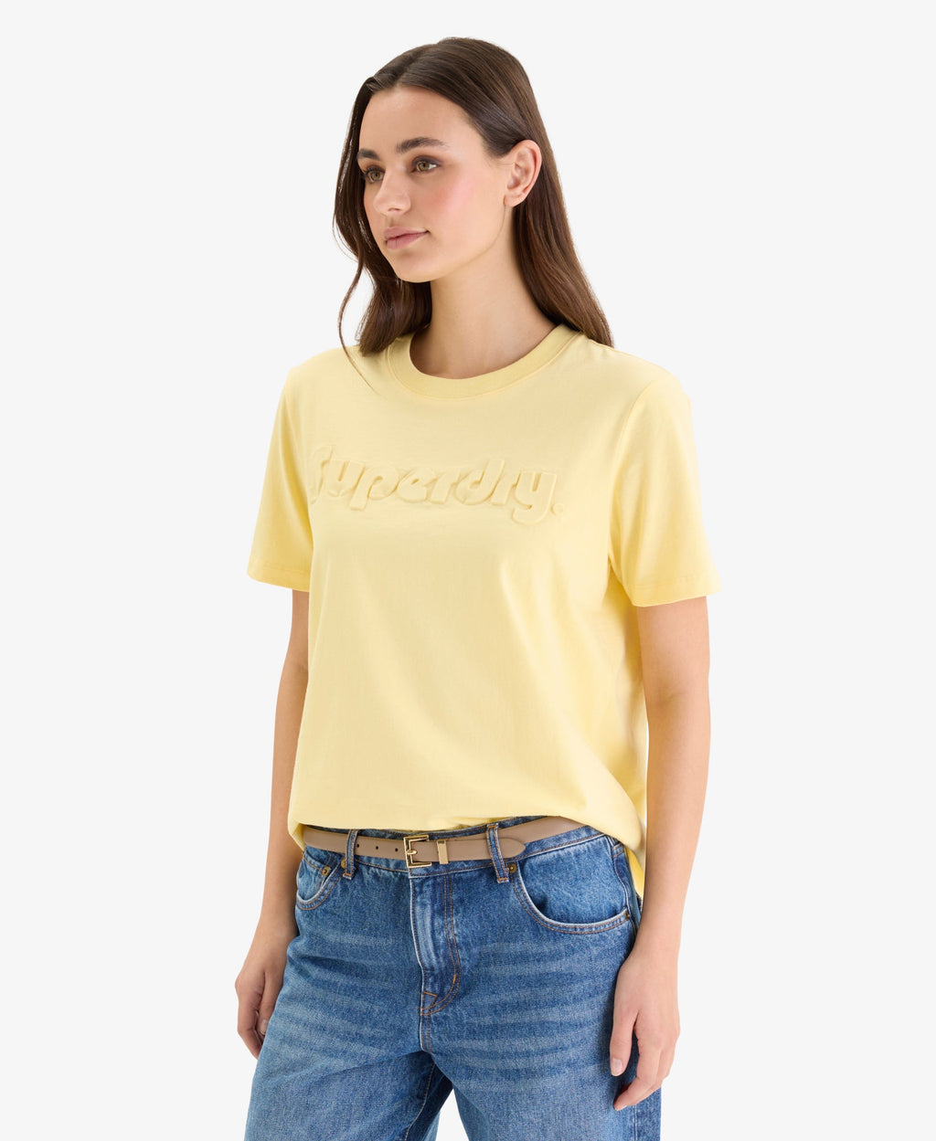Embossed Logo Graphic Tee | Island Yellow