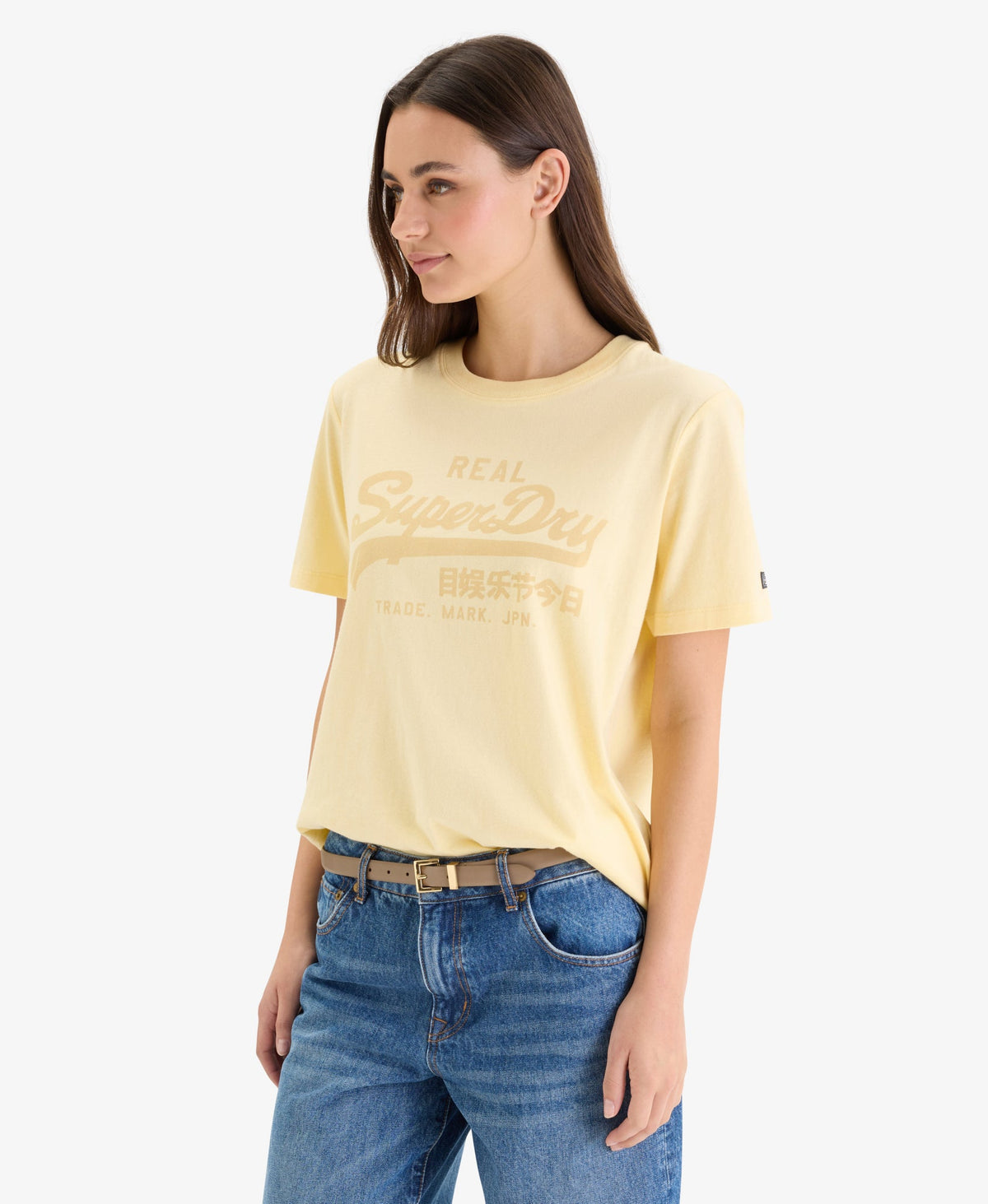 Vintage Logo Relaxed Tee | Double Cream