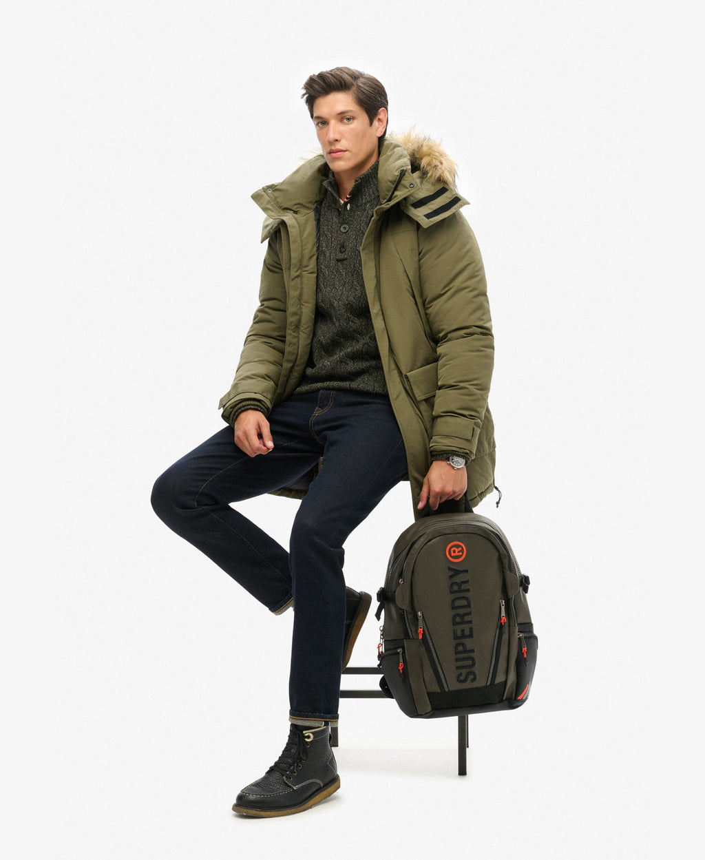 Tarp Embroidered Rucksack | Surplus Goods Olive Green