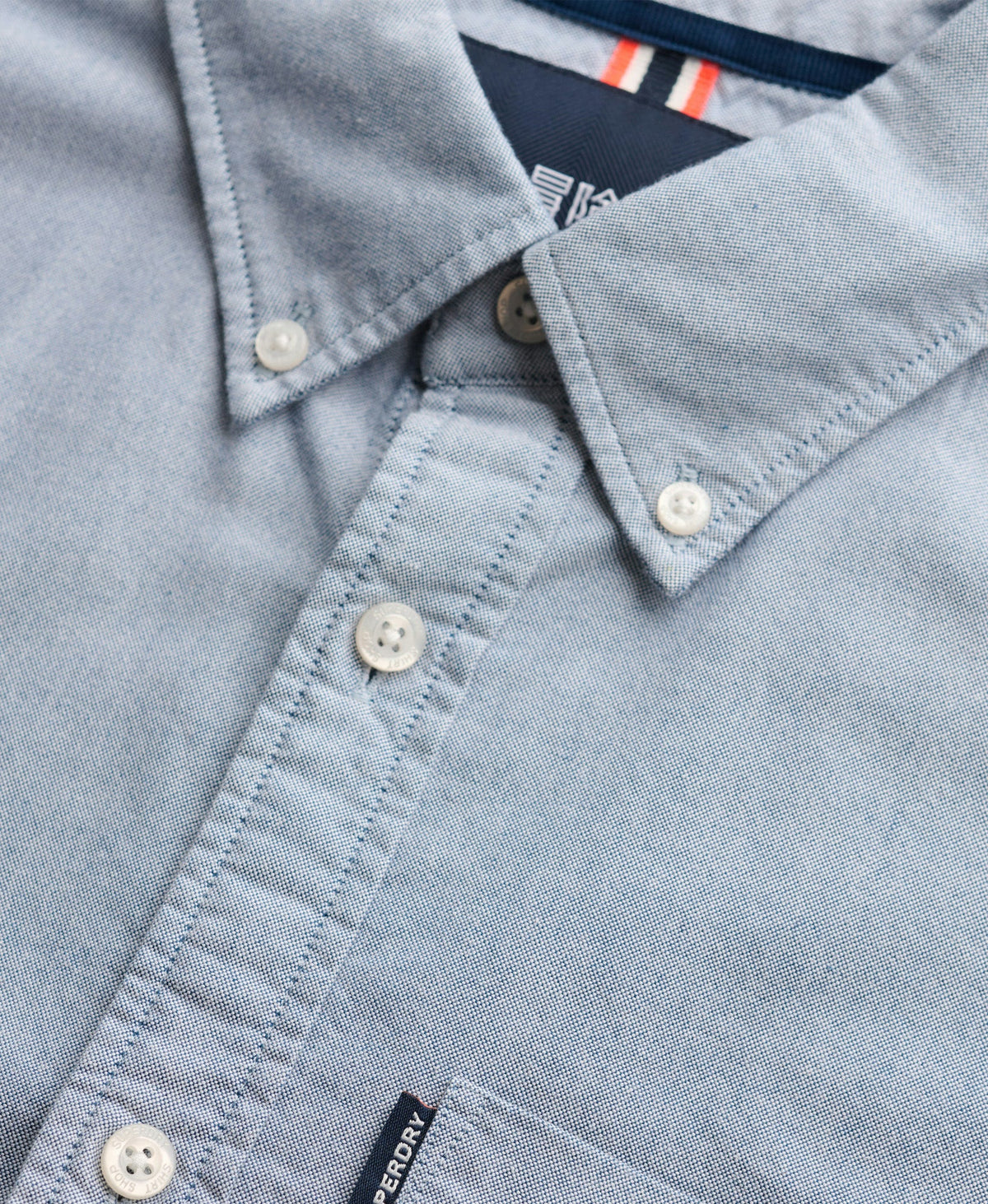 Oxford Short Sleeve Shirt | Deep Blue Chambray