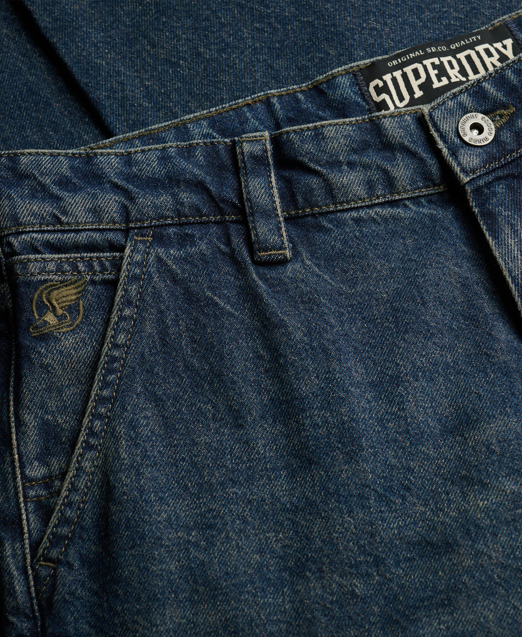 Oversized Rigid Washed Jean | Viper Vintage Indigo 32