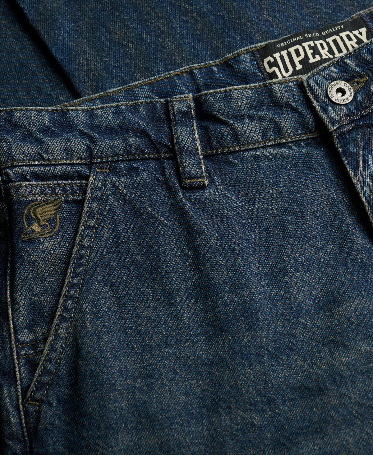 Oversized Rigid Washed Jean | Viper Vintage Indigo 32