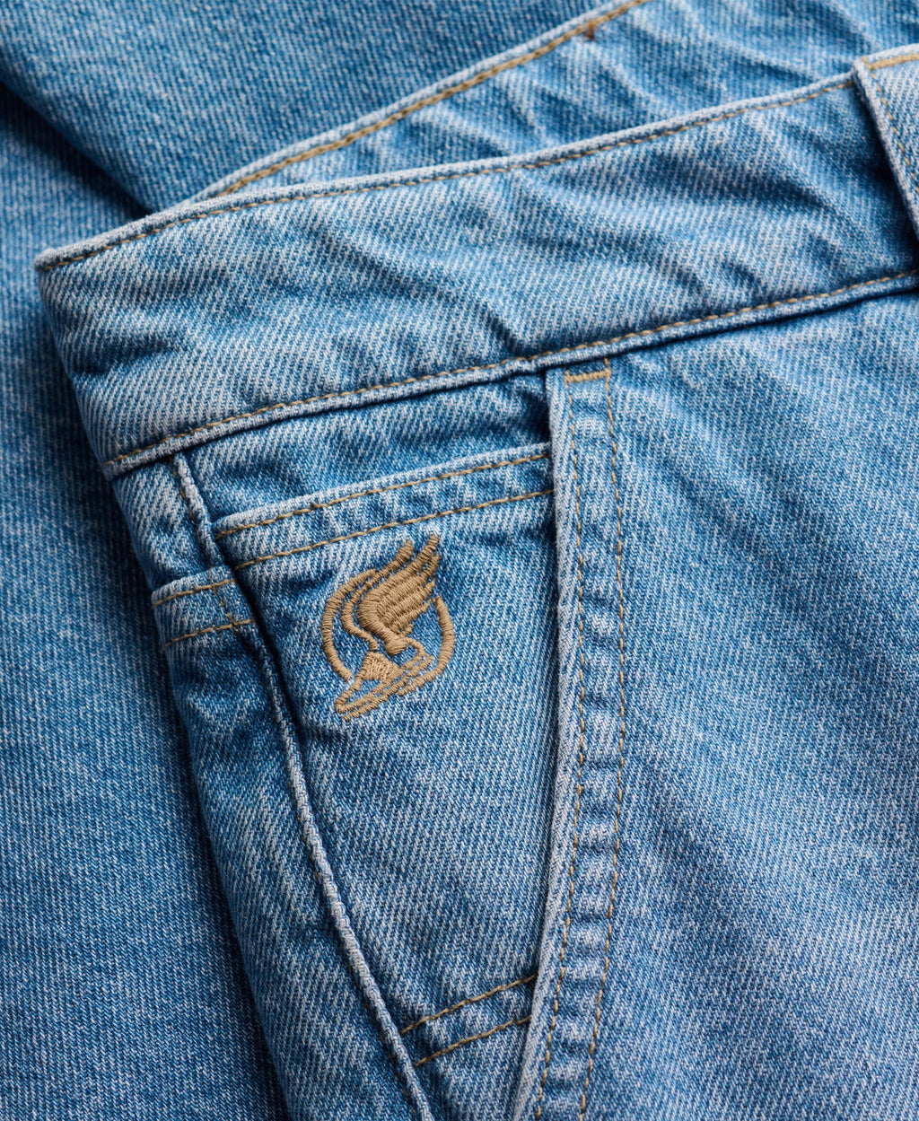 Oversized Rigid Washed Jean | Fairfield Light Blue 32