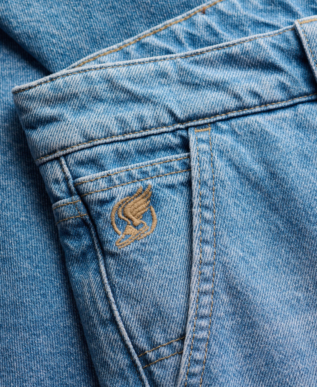 Oversized Rigid Washed Jean | Fairfield Light Blue 32