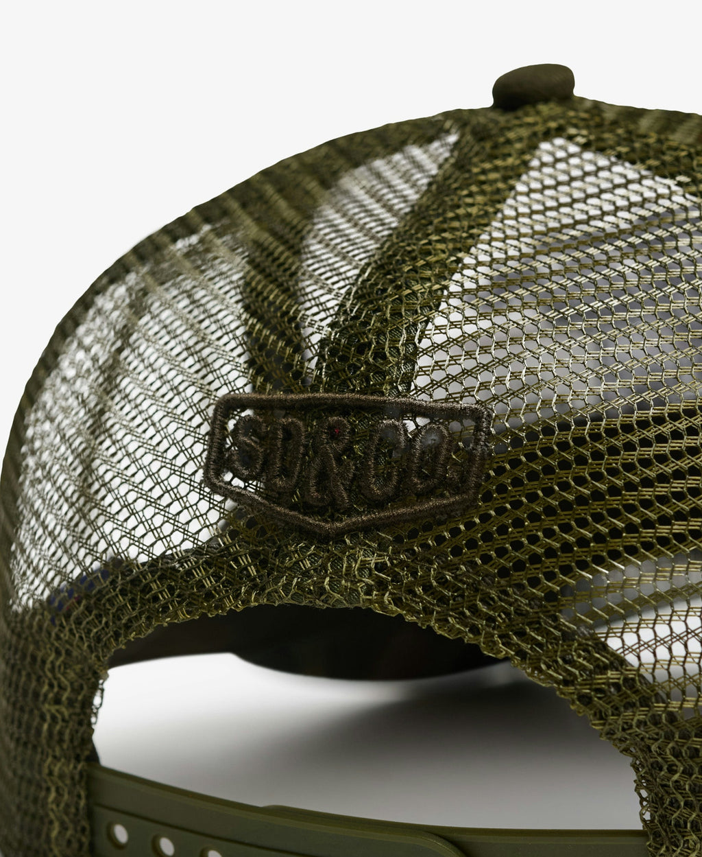 Mesh Trucker Cap | Khaki/Ecru