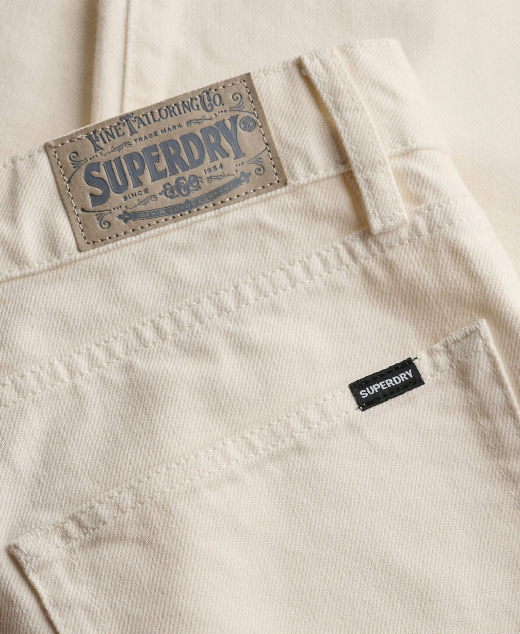 High Rise Wide Leg Jean | Ecru Denim 30