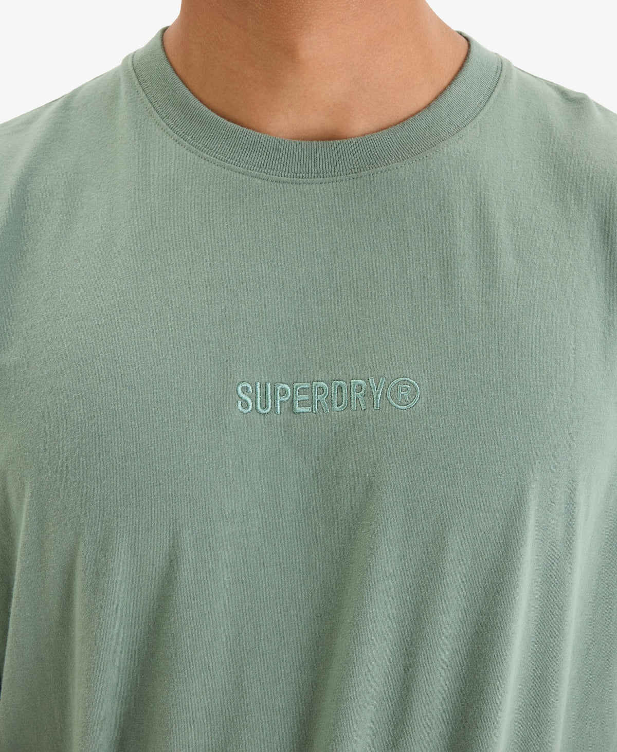 Micro Logo Tee | Laurel Khaki