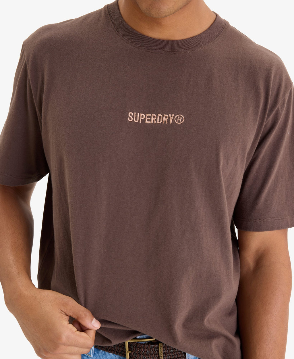 Micro Logo Tee | Bracken Brown
