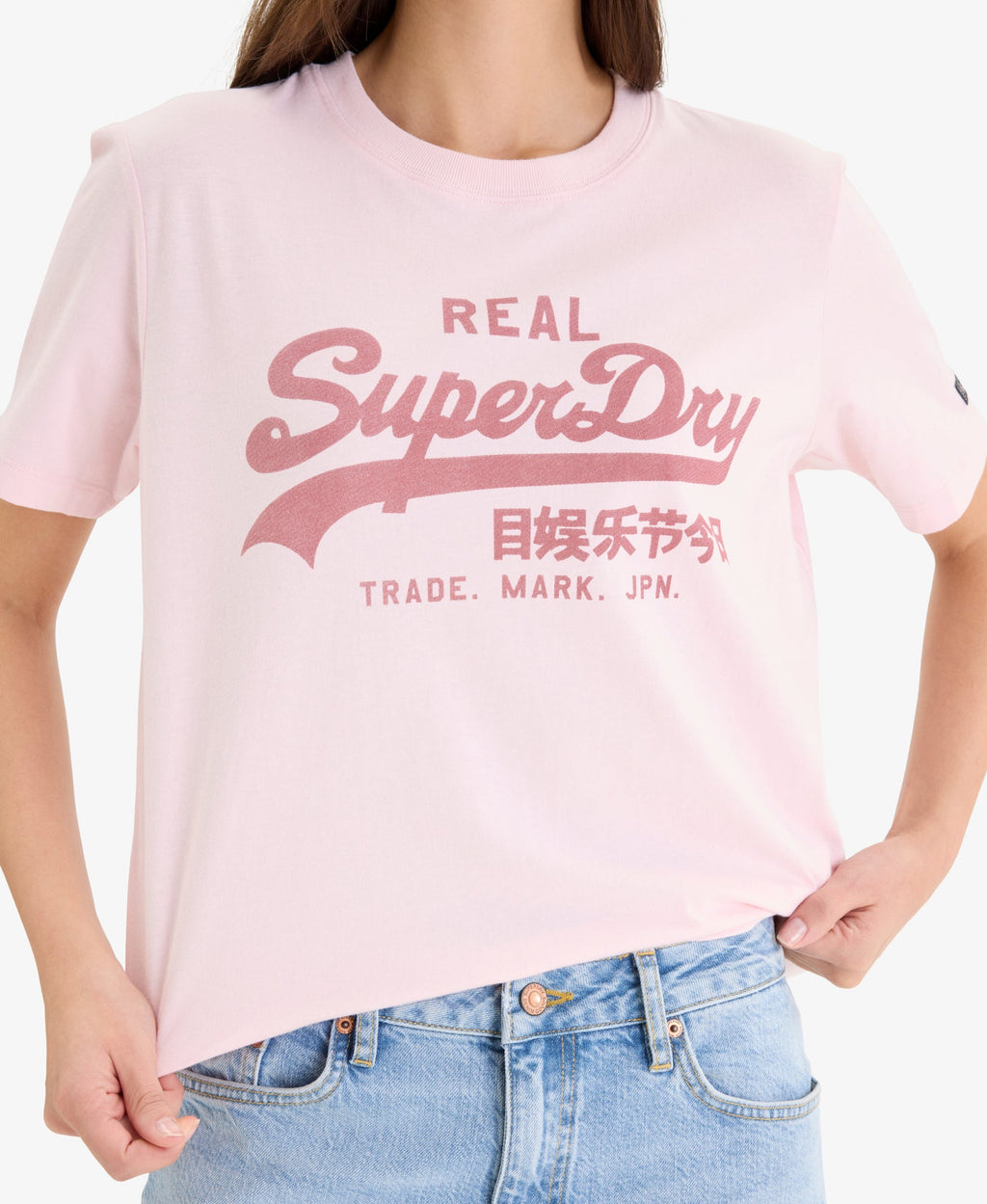 Vintage Logo Relaxed Tee | Chalk Pink