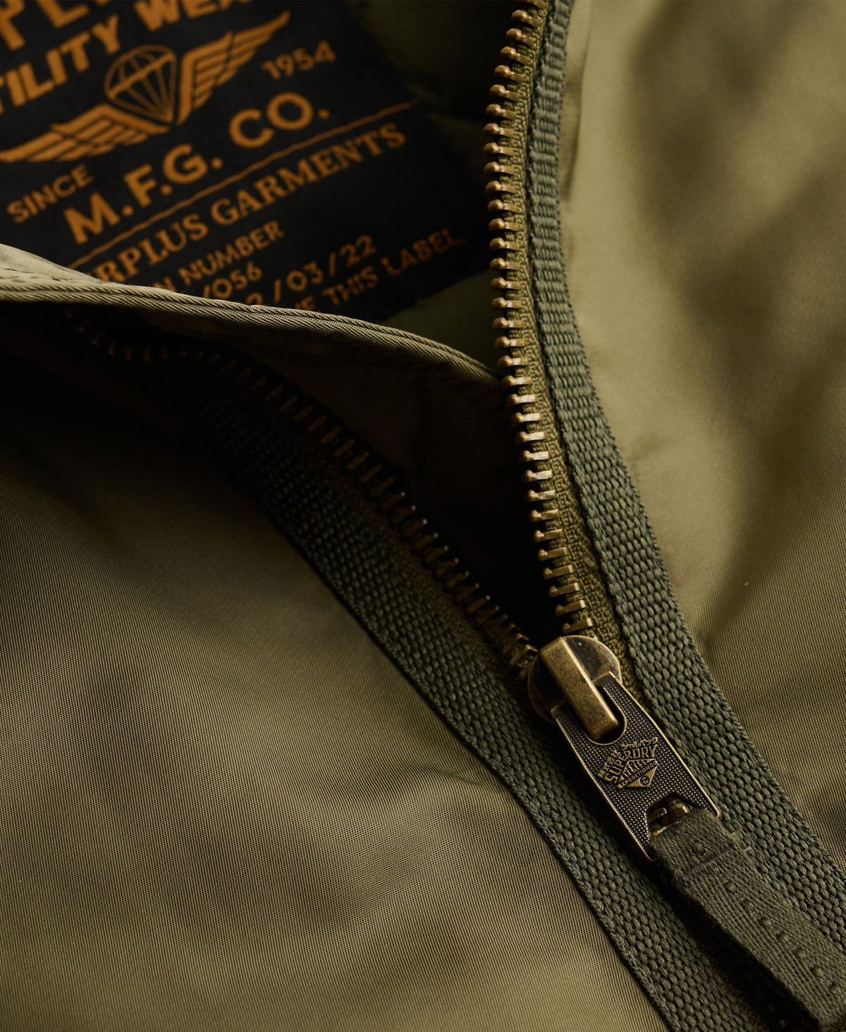 Ma1 Bomber Jacket | Olive Night Green