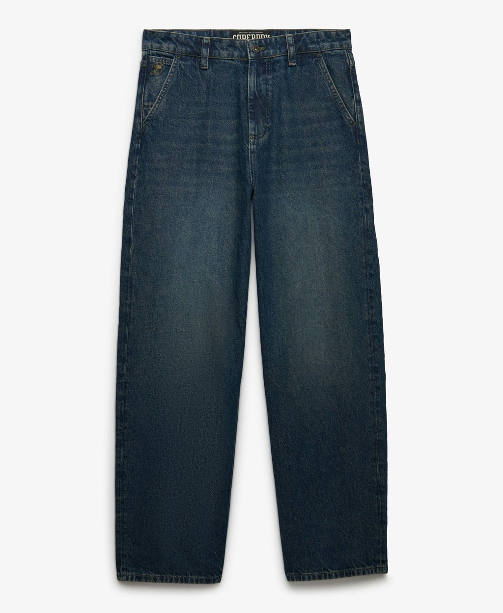 Oversized Rigid Washed Jean | Viper Vintage Indigo 32