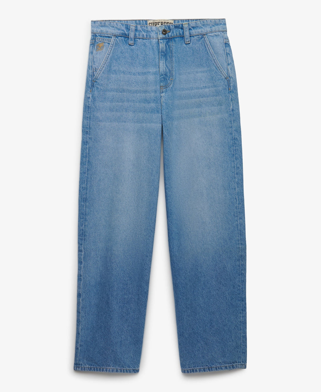 Oversized Rigid Washed Jean | Fairfield Light Blue 32