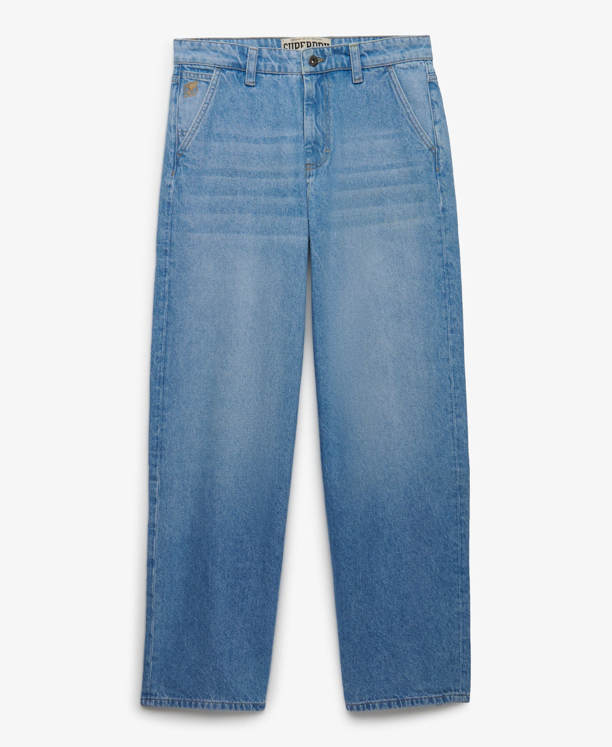 Oversized Rigid Washed Jean | Fairfield Light Blue 32