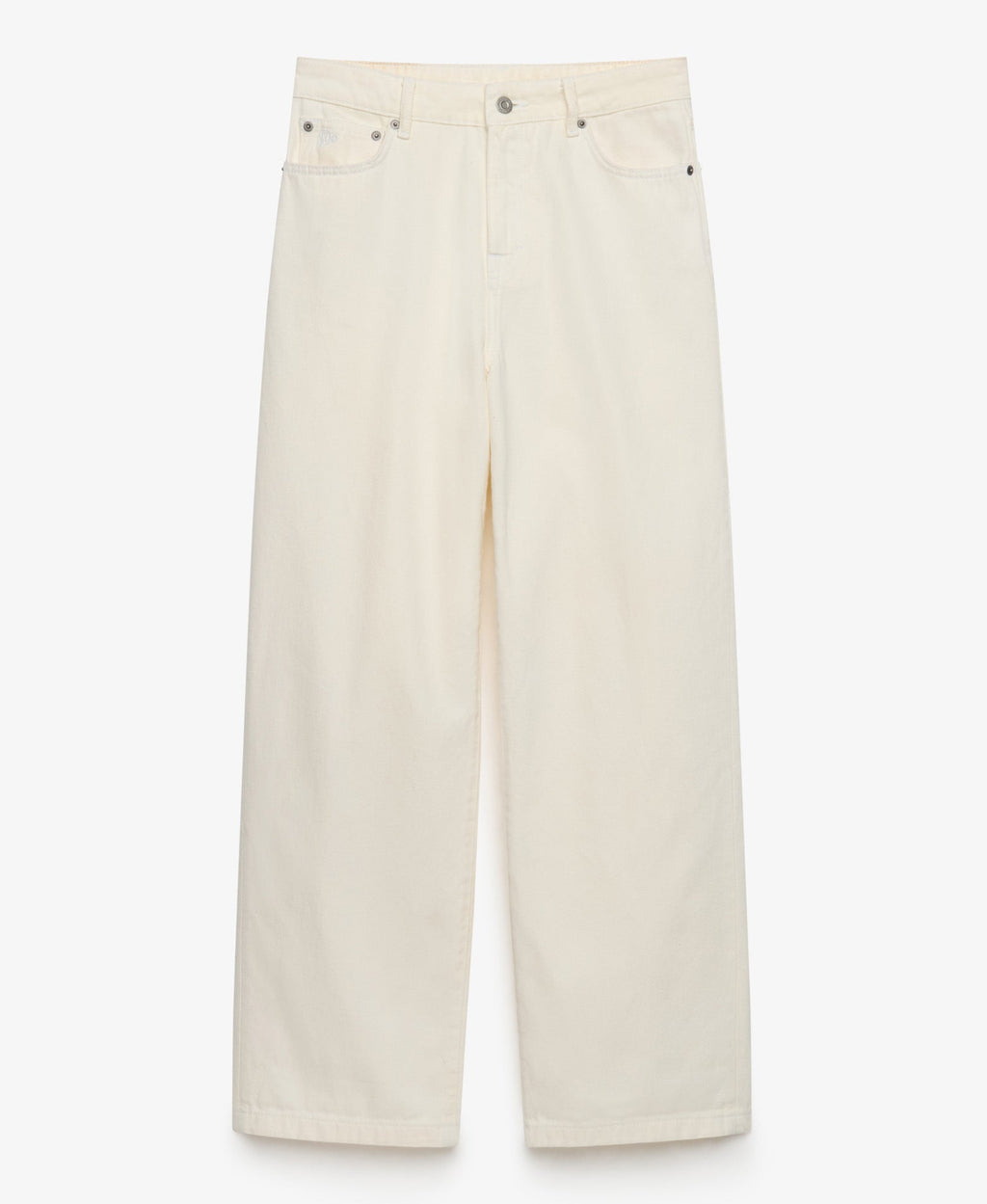 High Rise Wide Leg Jean | Ecru Denim 30