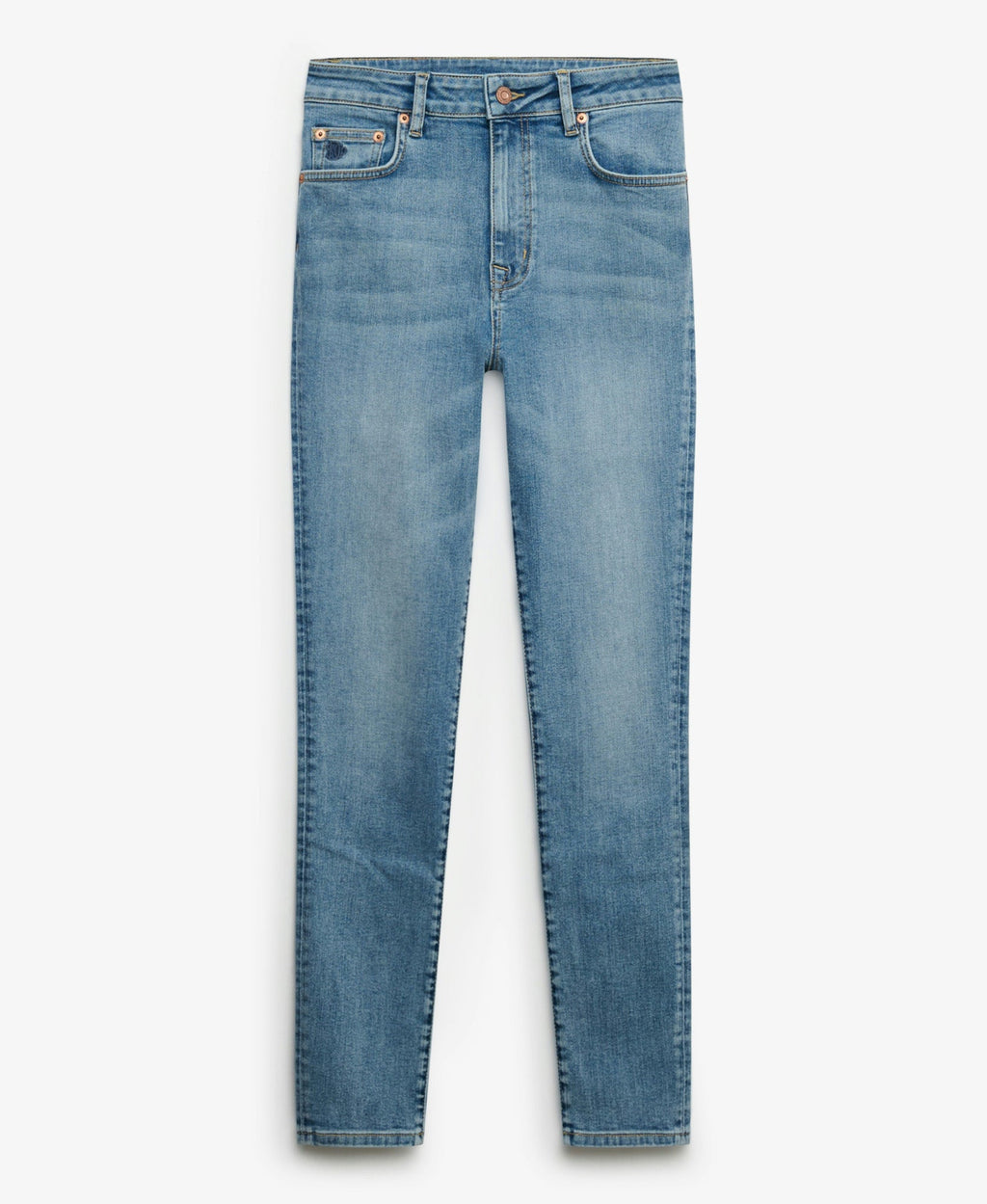 High Rise Skinny Jean | Mid Blue 30