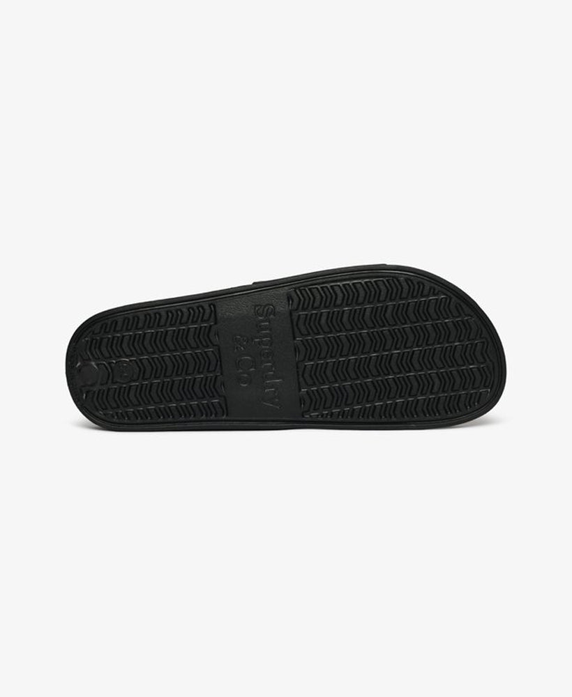 Premium Metallic Pool Slide | Black/Gold