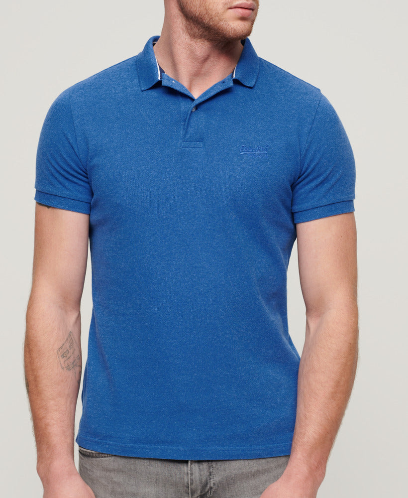 Classic Pique Polo | Varsity Blue Marle