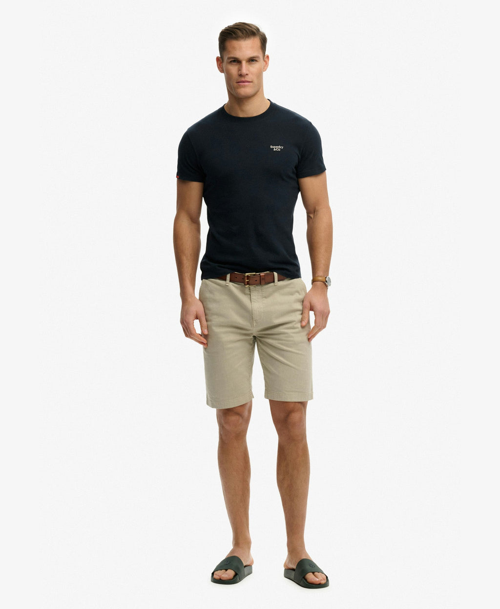 Sd &amp; Co Pool Slide | Forest Green/Atlantic Navy