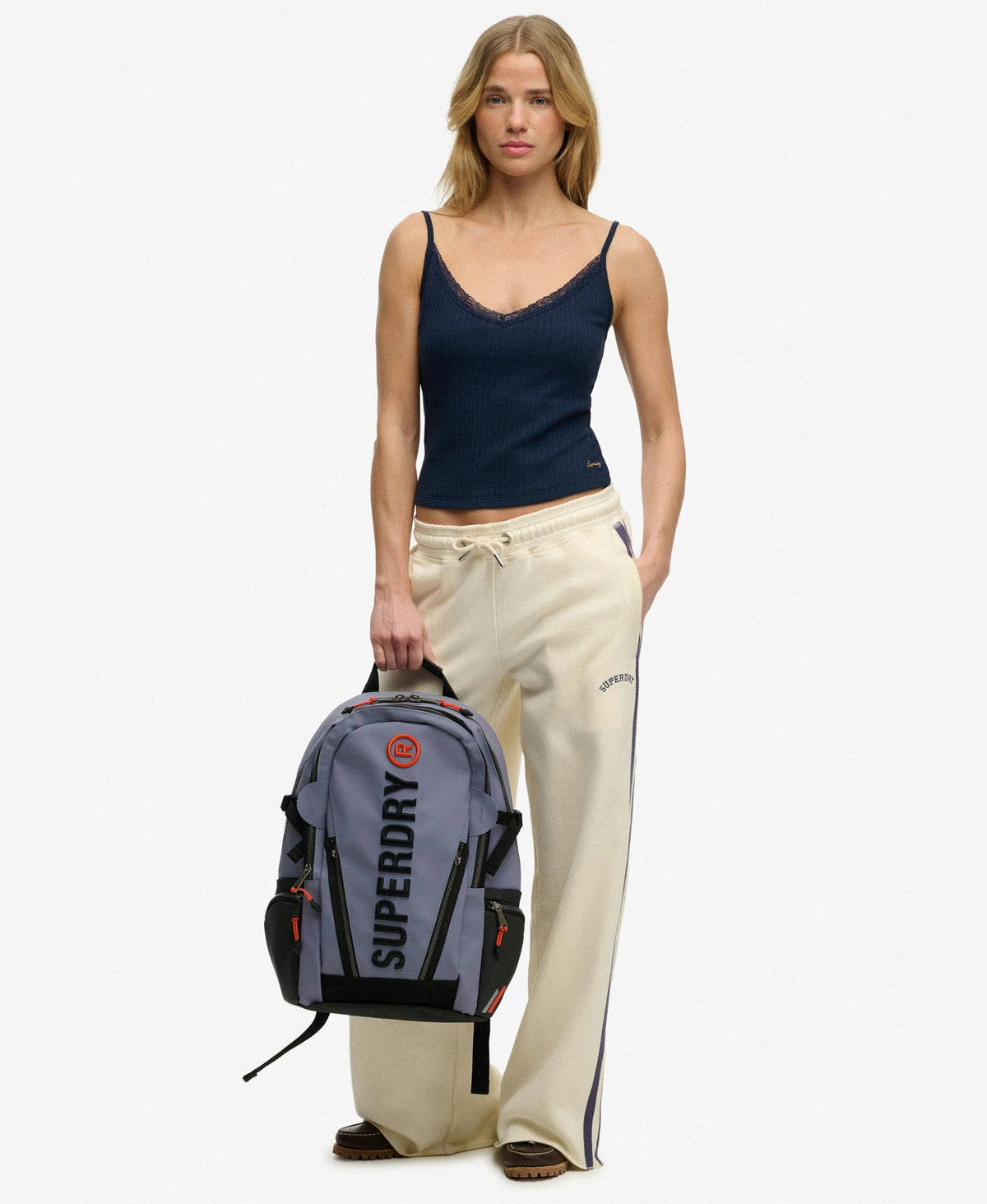 Tarp Embroidered Rucksack | Granite Blue