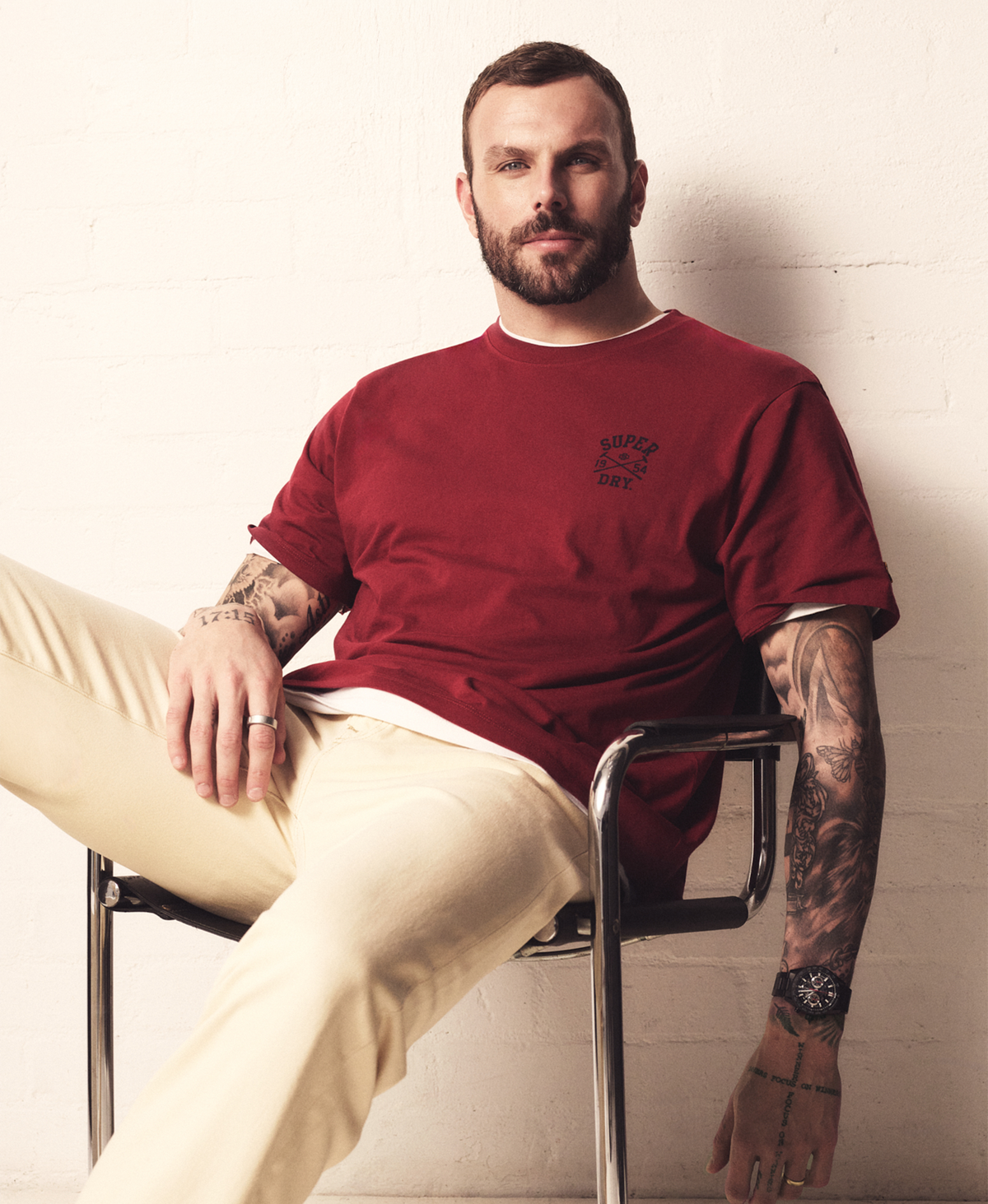 Athletic Club Tee | Bordeaux Red