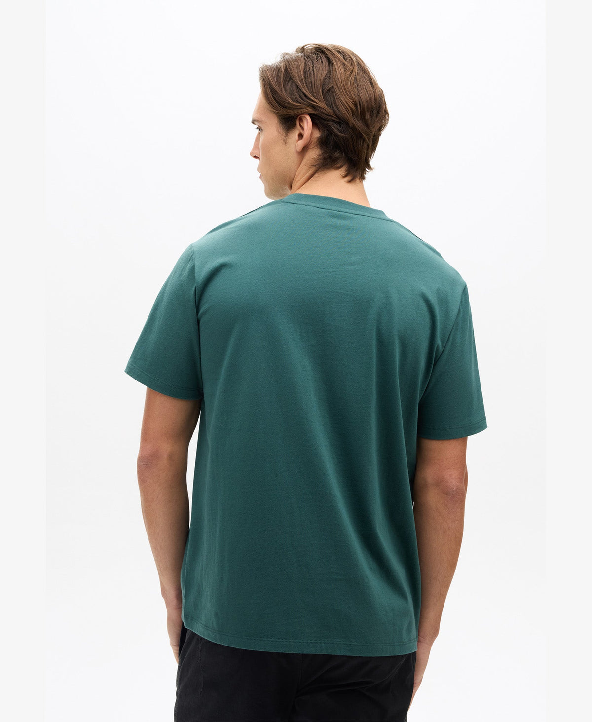 Micro Logo Tee | Stormy Green