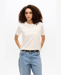 Embossed Logo Graphic Tee | New Chalk White