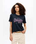 Vintage Logo Relaxed Tee | Eclipse Navy